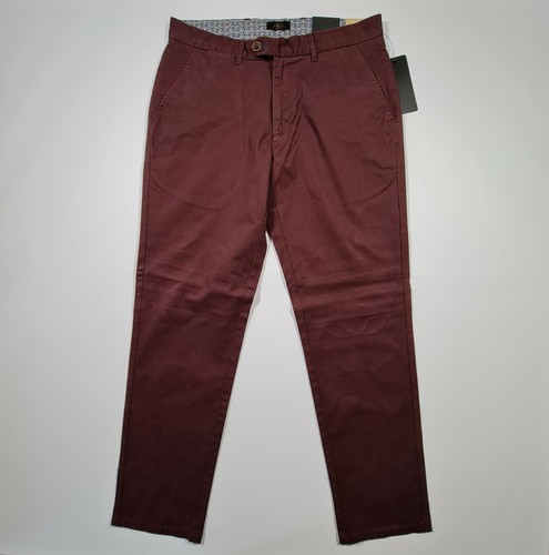 Red Brick Cotton Stretch Regular Fit 