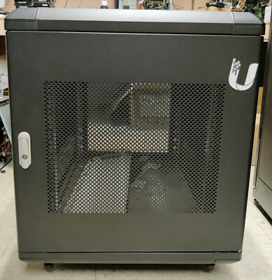 StarTech.com 12U AV Network Rack Cabinet with Glass Door RK1236BKF