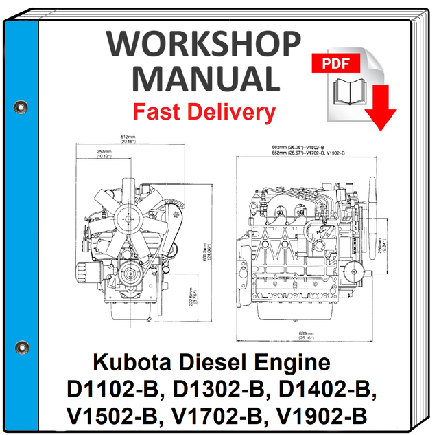 Kubota Z482 Z602 D722 D782 D902 Z 482 602 D 722 782 902 engine owners