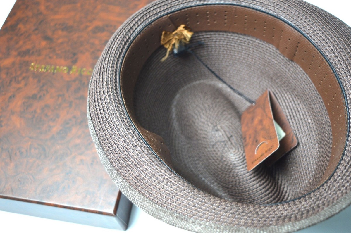 Casquette Stefano Ricci Luxe – Taille M, Cuir Bleu, Neuve Avec étiquettes, Made In Italy