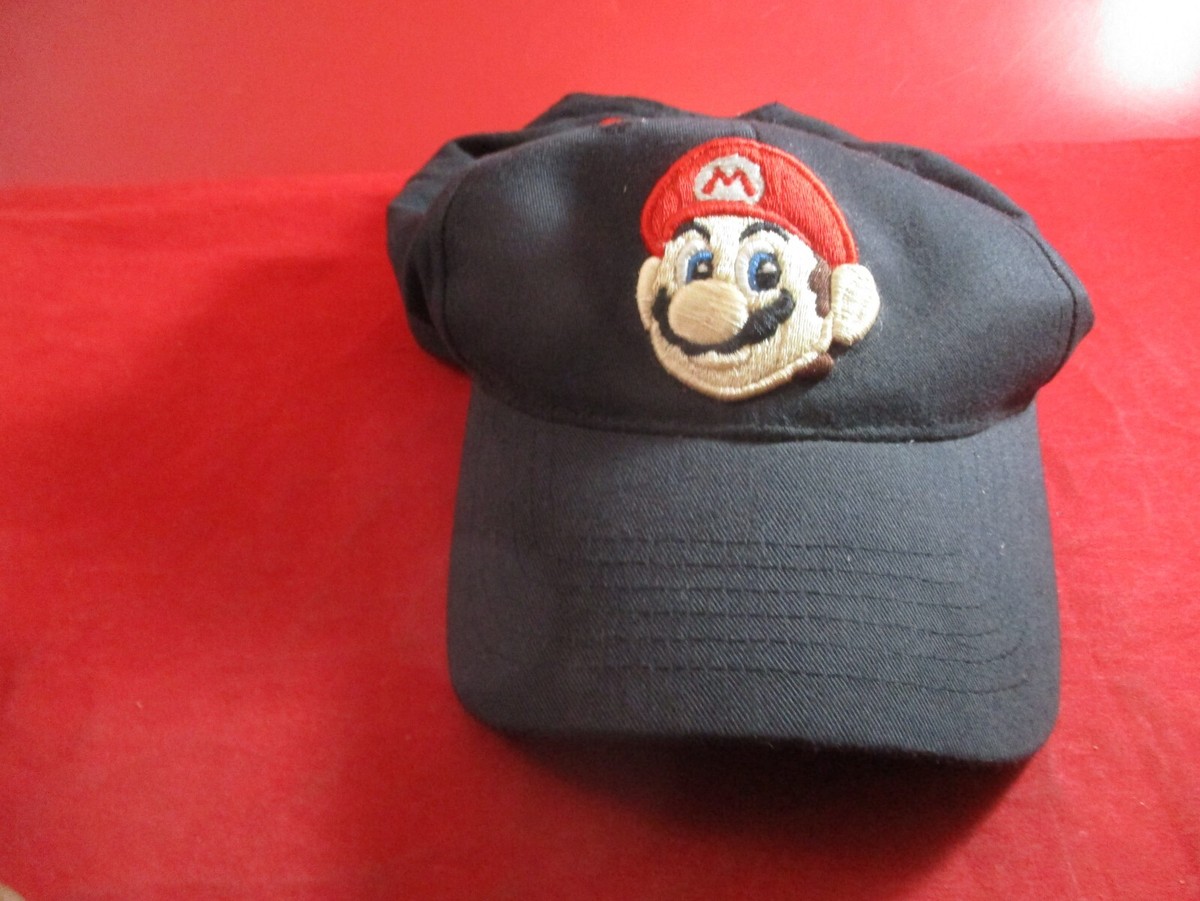 .ニンテンドー64 希少 オフィシャル キャップ 任天堂 マリオ ブラック Super Mario 64 Nintendo 64 N64 Promo Nintendo Power Mail Order
