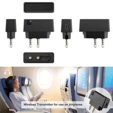 Airplanes Bluetooth Transmitter Adapter for Headphones Car/TV Gaming Low Latency