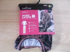 CUDDL DUDS GIRLS WARM LAYERS CREW  LEGGING - UNICORN - MEDIUM 7/8 - NWT