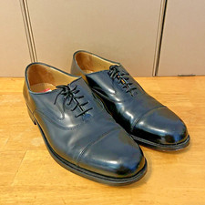 Cole Haan City Leather Oxford Cap Toe Dress Shoes Sz 8D Men Lace Up Black