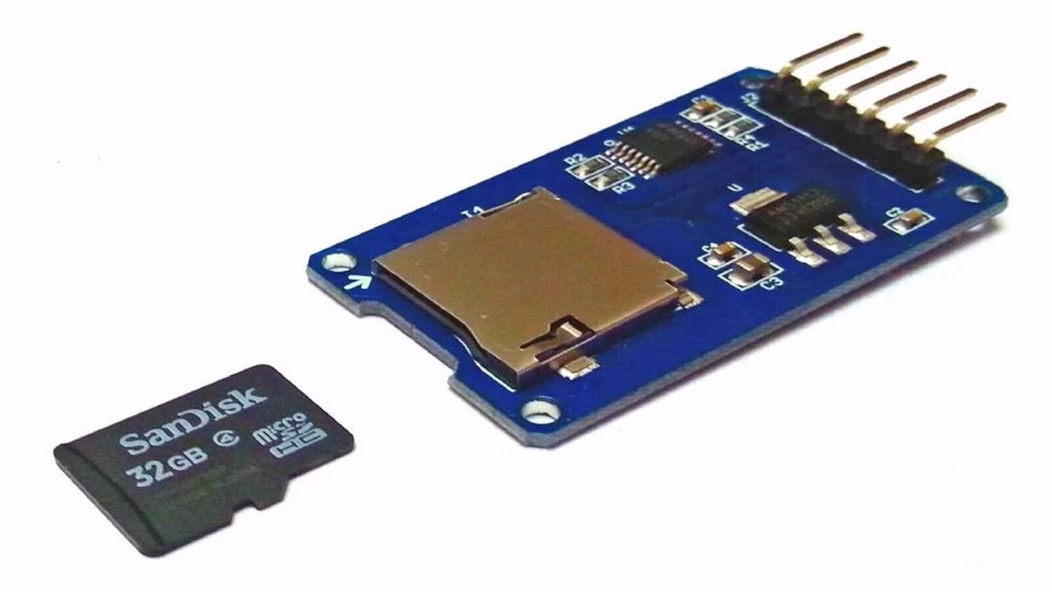 Micro SD TF Memory Card Reader Module with SPI interface For Arduino - Image 3 of 4