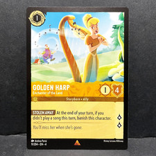 2024 DISNEY LORCANA URSULA'S RETURN GOLDEN HARP 11/204 RARE