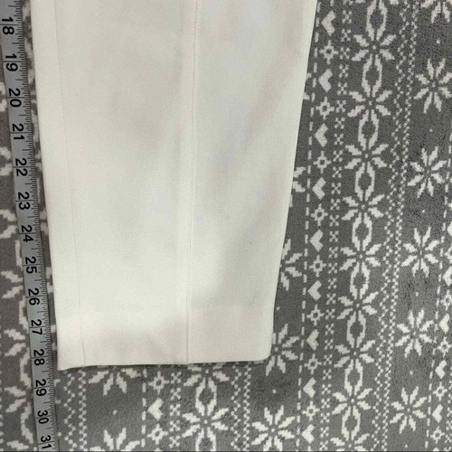 Talbots Stretch Twill Straight Leg Pants In White Size 16 - Picture 11 of 12