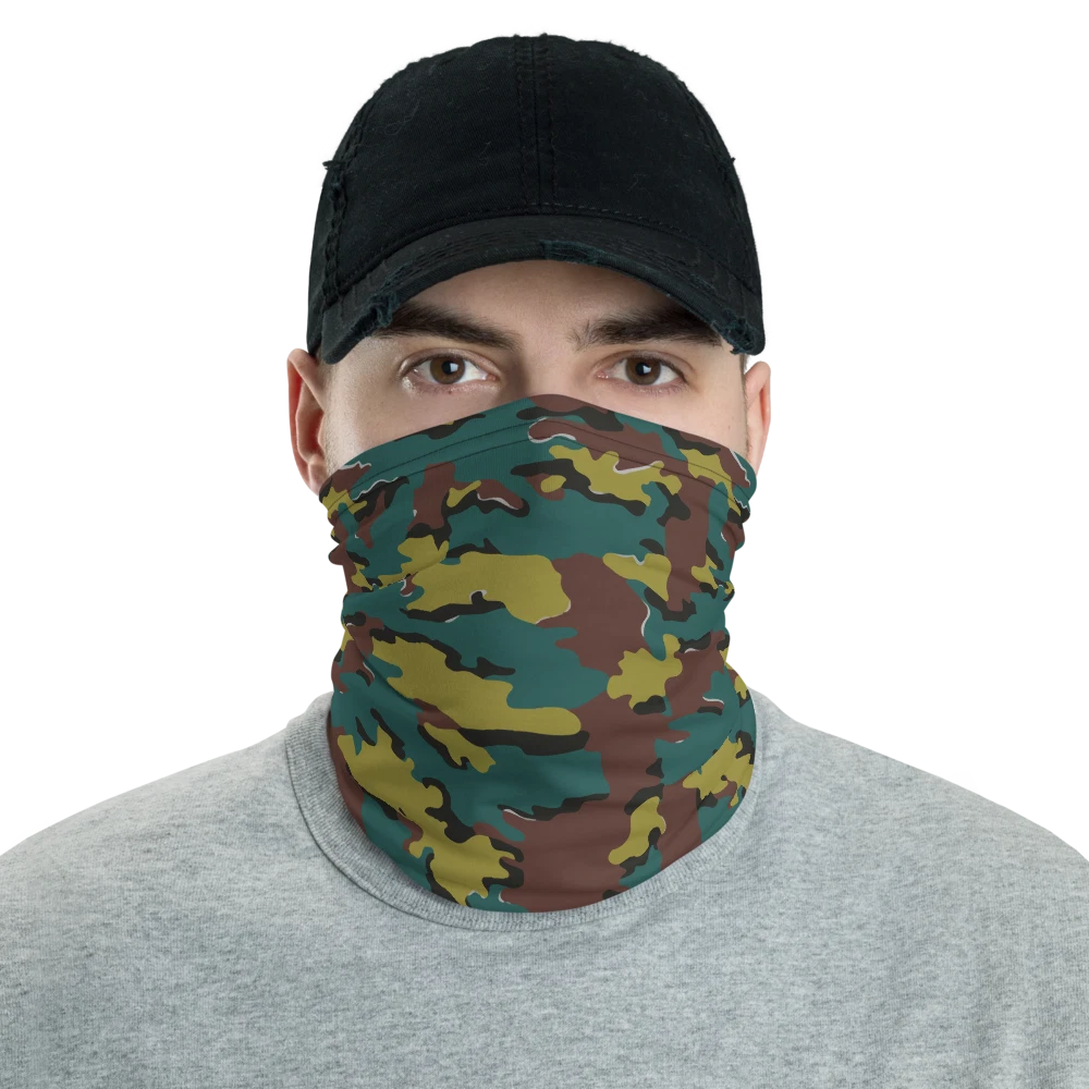 WWII Belgian Gigsaw Camouflage Neck Gaiter