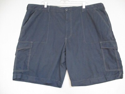 RedHead Cargo Shorts Mens 46 Navy Blue 100% Cotton Hiking Casual Cargo  Pockets