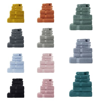100 % Ägyptische Baumwolle 6 Stück Supersoft Badezimmer Hand Bad Laken Handtuch Ballen Sets
