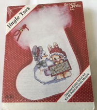 New Berlin Co. - Jingle Toes Cross Stitch Small Stocking Ornament Kit 3161- New