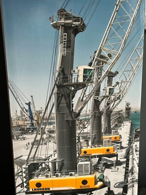 NZG Liebherr LHM 550 Mobile Harbour Crane Hafenmobilkran In Box