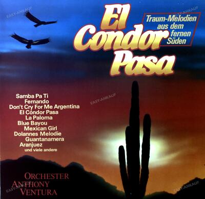 Orchester Anthony Ventura - El Condor Pasa Europe LP 1986 (VG+/VG+) '