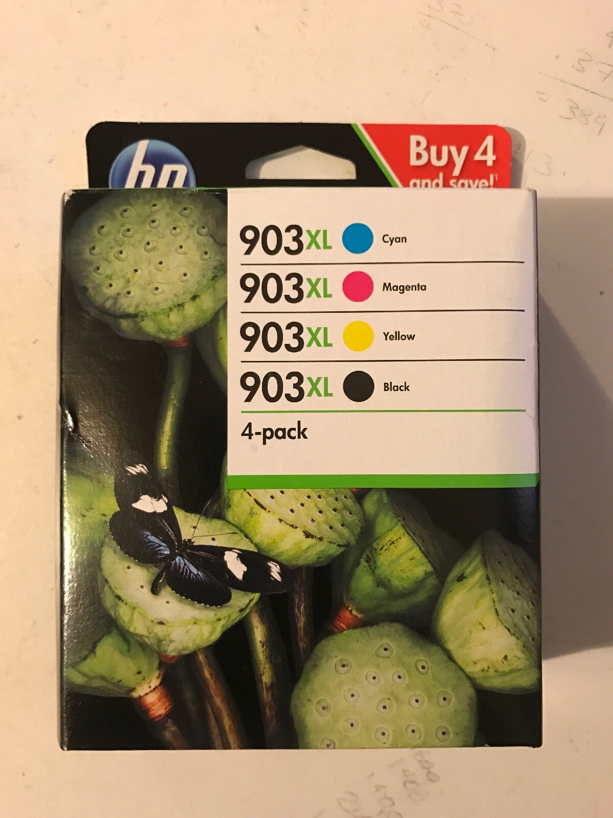 Genuine HP 903XL 3HZ51AE 4Pack BK/C/Y/M Printer Ink Cartridges VAT.Inc