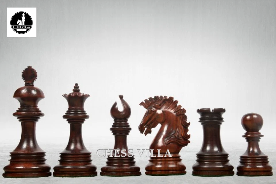 The Premium Collection- 4.4" Wellington Series Staunton Chess Pieces Only Set - Image 2 of 4