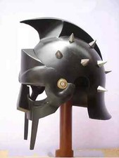 18ga steel Medieval Armor Helmet GLADIATOR MAXIMUS ROMAN HELMET Functional