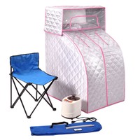 Portable Personal Folding Spa Steam Sauna Tent Full Body Therapy W/head Cover Portable Personal Folding Spa Steam Sauna Tent Full Body Therapy W/head Cover