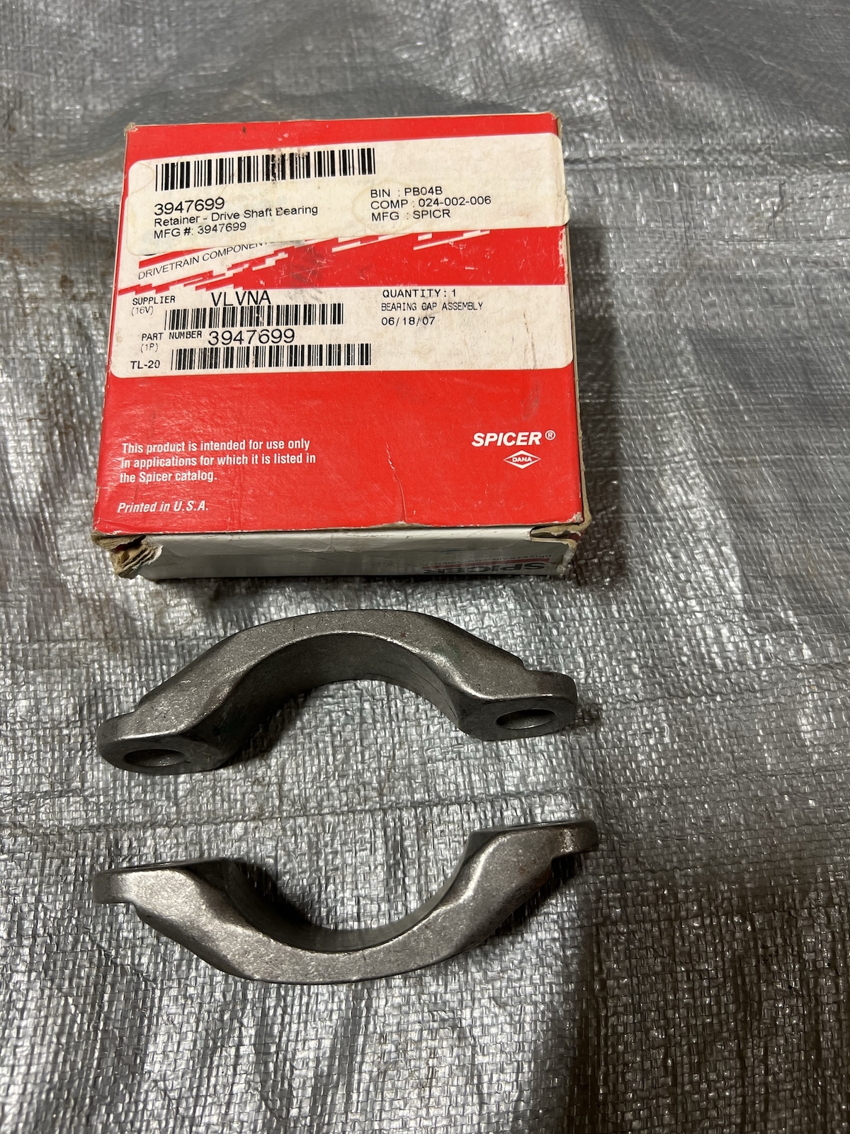 New Spicer Drive Shaft Bearing U Joint Retainer 3947699 eBay