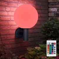 Wandleuchte AußEnleuchte Lampe Wandlampe Garten Fernbedienung Dimmbar Rgb Led