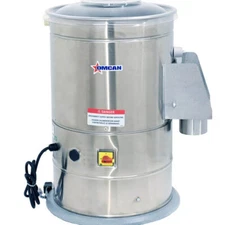 Omcan USA 13443 (PE-BR-0010) Elite Series Countertop Potato Peeler, 22 lb Cap...