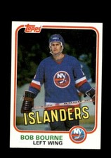 1981-82 Topps - #87E Bob Bourne New York Islanders NM-MT