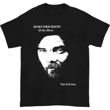 Roky Erickson The Elvis Ones heavy Cotton Black All Size T Shirt For Men TR144