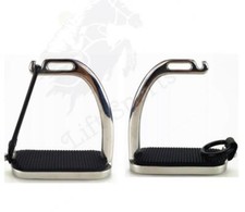 4.75" / 4.50" / 4" Peacock Stirrups Horse Equestrian Safety Irons Polish Kids
