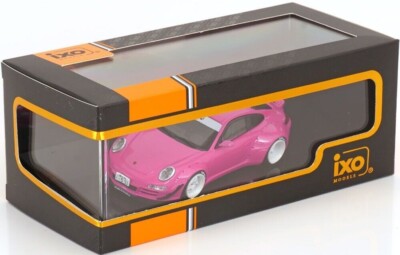 IXO/GT Spirit 1/18 - Porsche 997-2 RWB 2008 - Rose - The TygerClaws - Résine