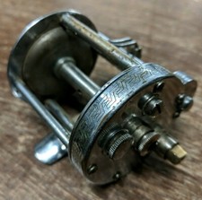 VINTAGE PFLUEGER AKRON NO. 1893 CASTING FISHING REEL CHROME FINISH USA MADE