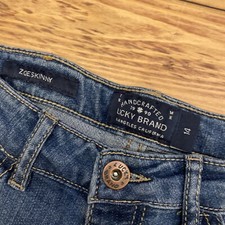 Lucky Brand Girls 14 Zoe Skinny Denim Stretch Jean