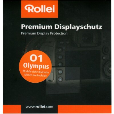 Rollei Displayschutz Schutzfolie Olympus OM-D E-M1 E-M10 Displayfolie Mark II