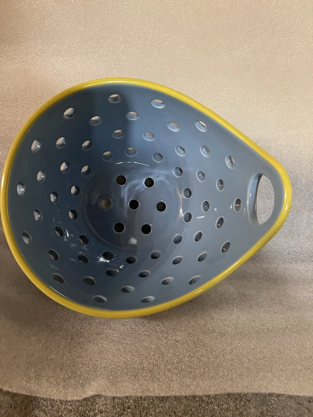 Kirkland Home Blue Ceramic Strainer/colander