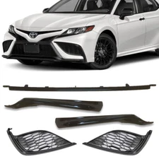 5pcs For 2021 2022 TOYOTA Camry SE XSE Lower Molding Trim Fog Light Cover Glossy