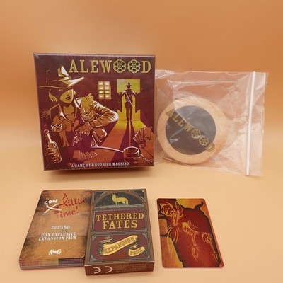 Alewood Games Alewood Wild West Party Game Lot Expansions Coasters Cards Sealed