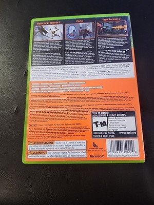 The Orange Box Half Life 2 Xbox 360 - FRENCH Tested Works CIB