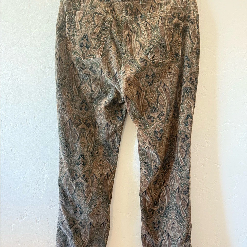 Pantalones de pana Jones New York vintage para mujer en marrón cachemir corte bota Foto 2 de 4