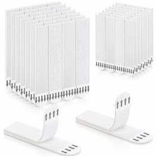 GDSZ LAERSI Picture Hanging Strips 20 Pairs (40 Strips) Large-20 pairs, White