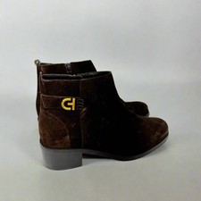 Cole Haan Holis Ankle Boot - Brown Suede, New Imperfection, No Box, Size 6