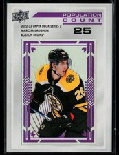 2022-23 Upper Deck Population Count 25 #PC-35 Marc McLaughlin RC