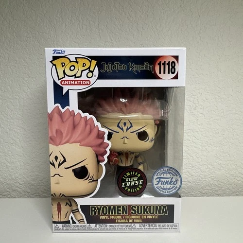 Funko Pop! Jujutsu Kaisen - Ryomen Sukuna #1118 (GITD) CHASE! Funko Exclusive