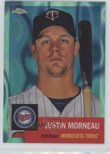 2022 Chrome Platinum Anniversary Aqua Lava Refractor 177/299 Justin Morneau 12kx