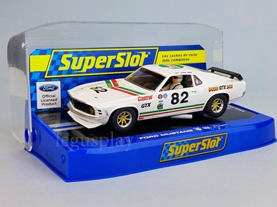 Slot car scalextric superslot H3538 - Ford MUSTANG 1969 Boss 302 GTX Nº 82