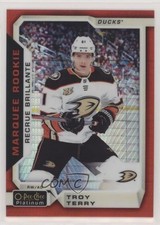 2018 O-Pee-Chee Platinum Marquee Rookies Red Prism 184/199 Troy Terry #196 0f5t