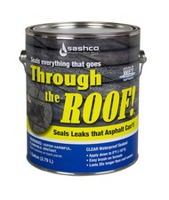 Sashco - 14004-2 Through The Roof Sealant, 1 Gallon Container, Clear Pack of...