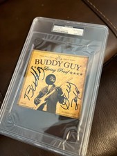 Buddy Guy Signed CD Cover, Blues Legend, Multi-Grammy Winner, PSA Certified