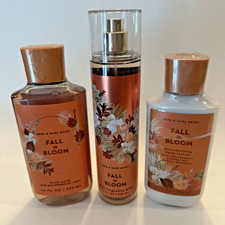 NEW Bath Body Works Fall In Bloom Lot Body Wash Fragrance Mist Lotion Full Sz