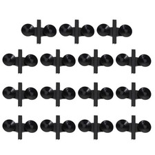 15 Pcs Double-ended Suction Cup Hook Aquarium Divider Glass Isolation