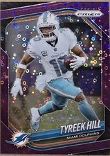 TYREEK HILL PURPLE DISCO PRIZM CARD #21/75 - 2025 PANINI PRIZM FOOTBALL