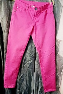Skinny stretchy Rose color jeans