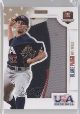 2014 Panini USA Baseball Box Set Jumbo Jerseys Prime 24/25 Blake Paugh #65 0x1